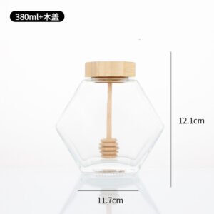 GLASS JAR HONEY CONTAINER10