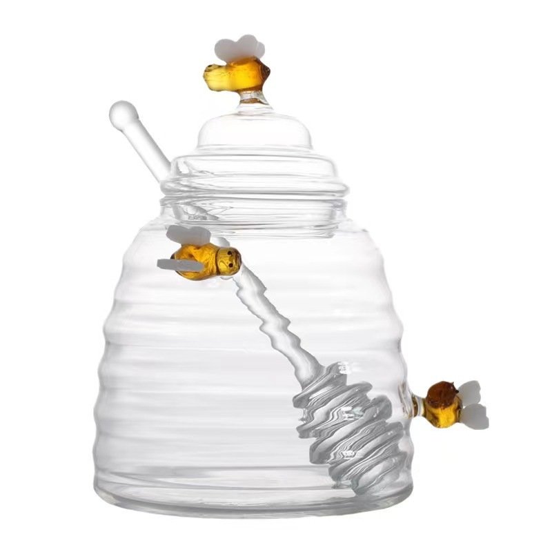 Glass Honey Dispenser-2