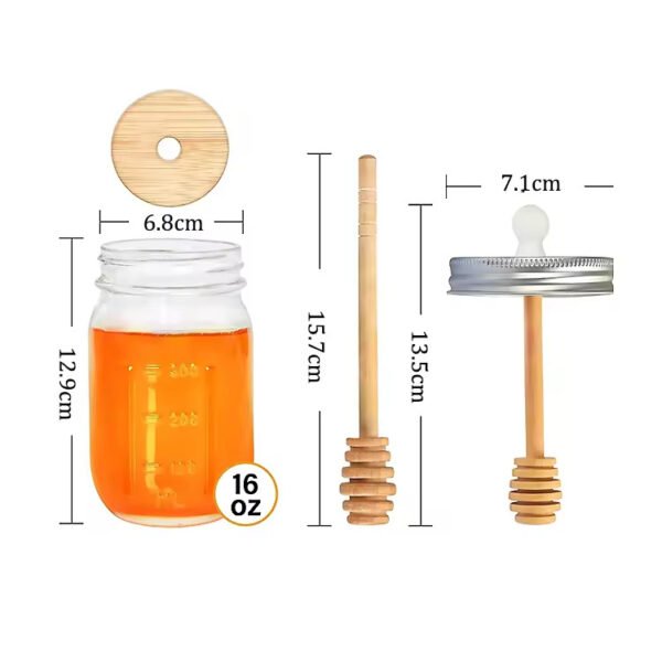 Glass Jar Honey Container20