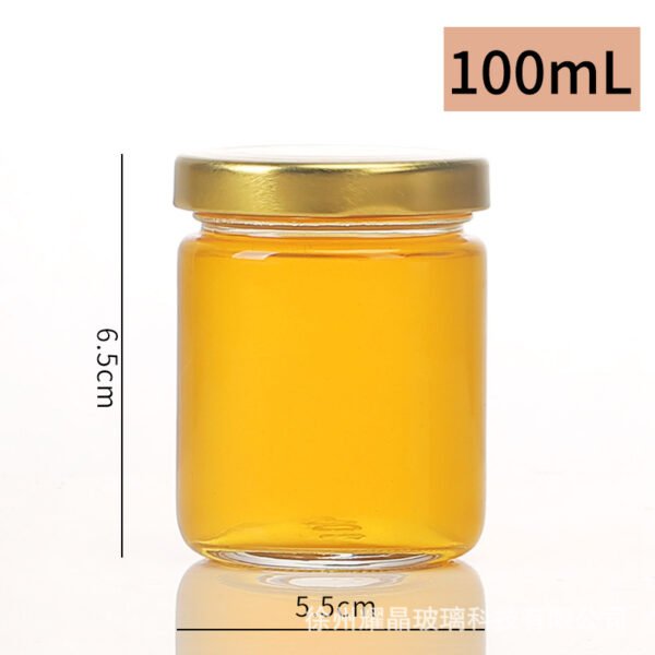 Pudding Bottle Glass Honey Jar-10