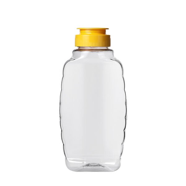 Lainrrew Honey Jars, Plastic Honey Bottles With Le-05