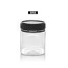 Pack Plastic Jars With Lids Square Storage Contain-07