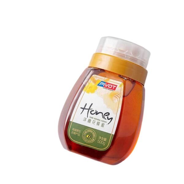 Plastic honey container with reflux cap 3