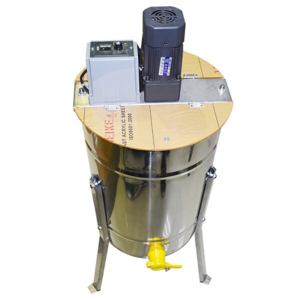 3 Frame Electric Stainless Steel Honey Extractor 4