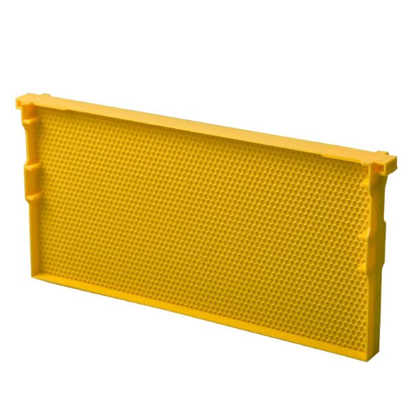 Durable Full Depth Plastic Beehive Frame with Integrated Foundation Sheet