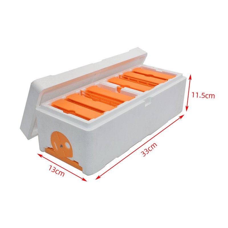 High-Strength EPS Double Queens Nuc Box for Beekeeping – Complete Beehive Kit