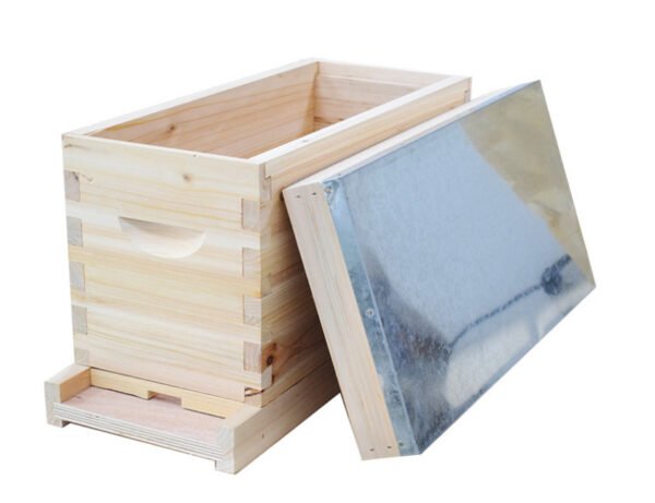 Huamuyi Beekeeping Kit Central Bee Equipment with Langstroth Kings Box and Chinese Fir Beehive 2