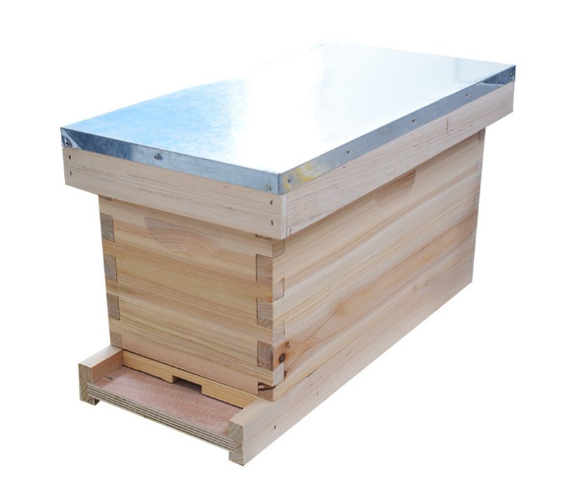 Huamuyi Beekeeping Kit - Central Bee Equipment with Langstroth King's Box and Chinese Fir Beehive