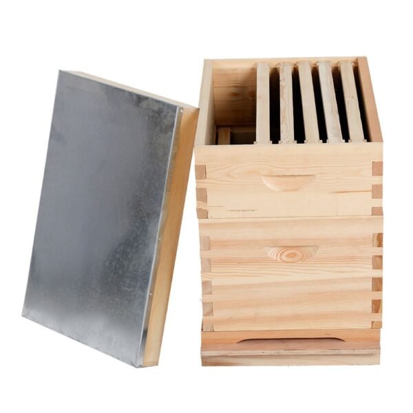 Premium Beehive Kit New Zealand Pine Cedar with Australian Design Includes Wax Melting Set 3